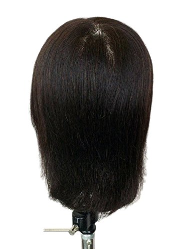 Andrea 10-12 Inch Black Human Hair Wig Head Stand