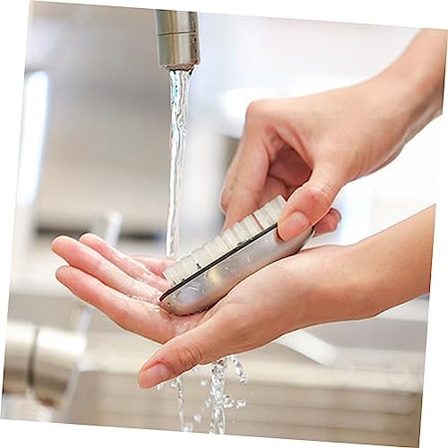 Multipurpose Stainless Steel Washer Brush for Odor Removal and Fingernail Cleaning