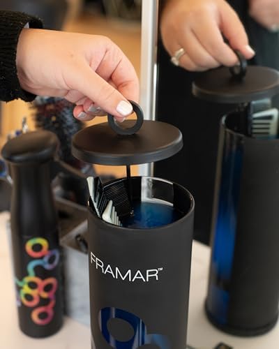 Framar Disinfectant Jar for Salon - Stylish and Durable
