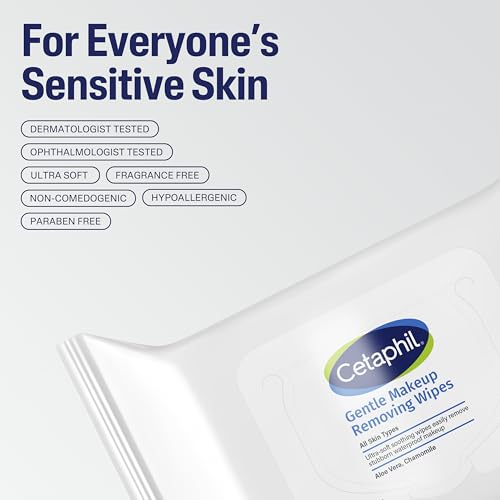 Cetaphil Gentle Makeup Removing Face Wipes 25 Count