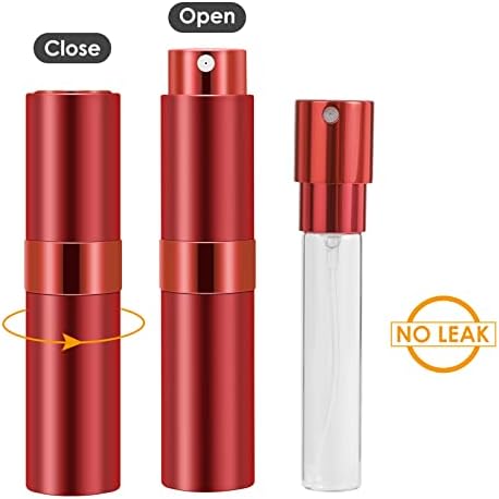 Saiveina 8ml Refillable Spray Bottle Set of 4