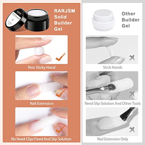 RARJSM Solid Builder Nail Gel 15g for Extensions and Art