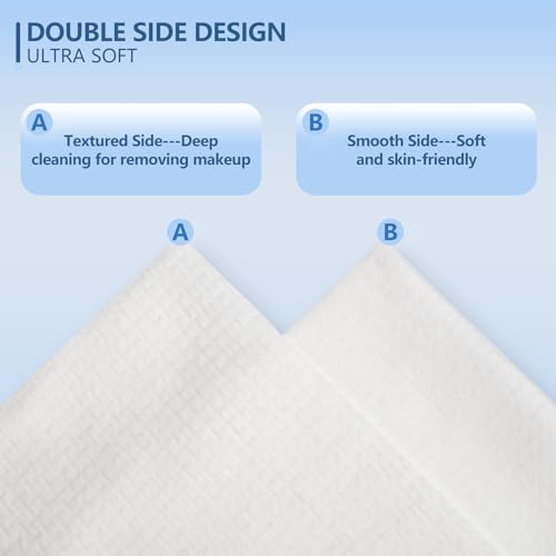 Dorahoney Disposable Face Towels 12x12 55 Count