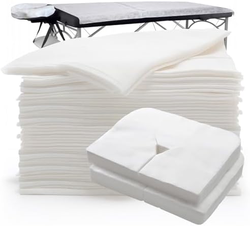 KIBERTIC 200 PCS Massage Sheets and Face Covers Set