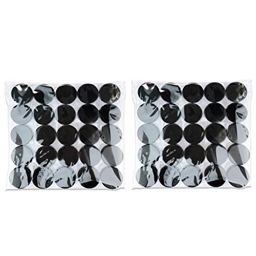 Beauticom 3G Round Jars with Black Lids - 1000pcs BPA Free