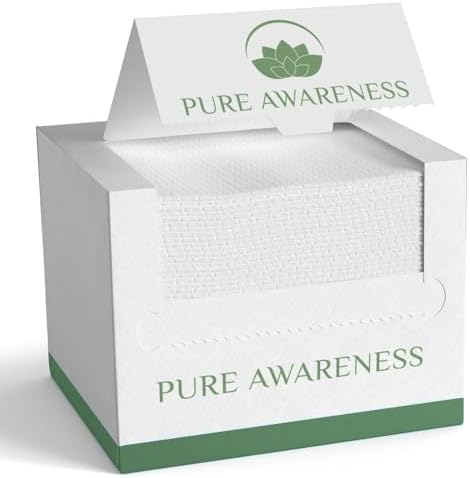 60 Pack Biodegradable Face Towels for Sensitive Skin