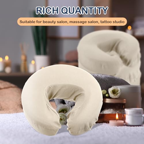 24 Pcs Reusable Face Cradle Covers for Massage Table