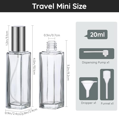 Segbeauty 20ml Refillable Perfume Bottle Set 2pcs