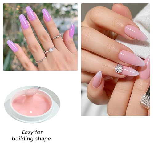 FZANEST Painless Hard Gel for Nail Sculpture and Extensions