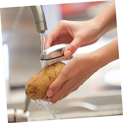 Multipurpose Stainless Steel Washer Brush for Odor Removal and Fingernail Cleaning