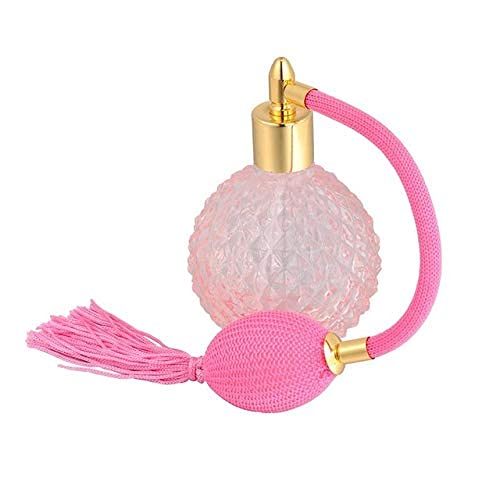 100ml Pink Glass Refillable Perfume Spray Bottle