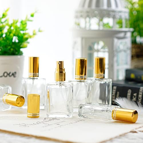 YU FENG 12Pcs Clear Refillable Perfume Bottle Set