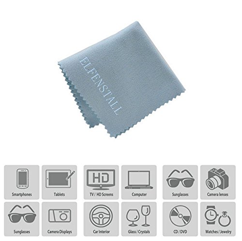 Elfenstall 10pcs Mini Clear 3ml Spray Bottles with 1pc Cloth and 2pcs Pipettes