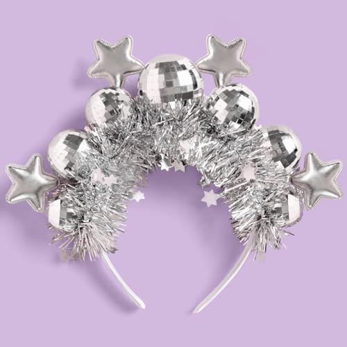 Xo Fetti Disco Balls Stars Headband 4th of July Party Accessory