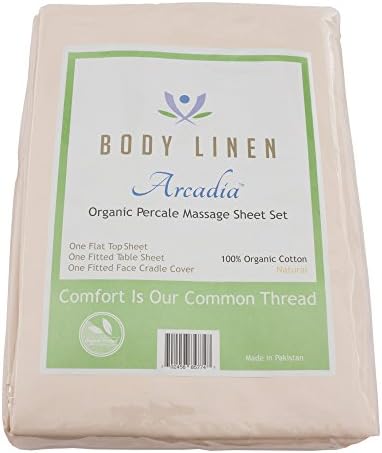 Arcadia Massage Table Sheet Set - 3 Pieces Organic Cotton