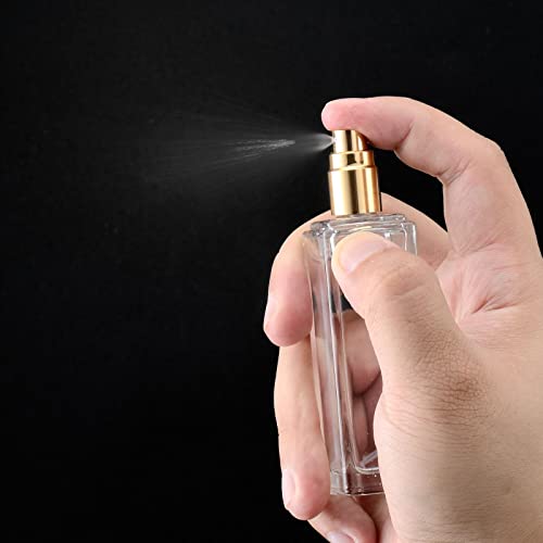 IRON BILL 30 ml Glass Spray Bottle 6 PCS Gold