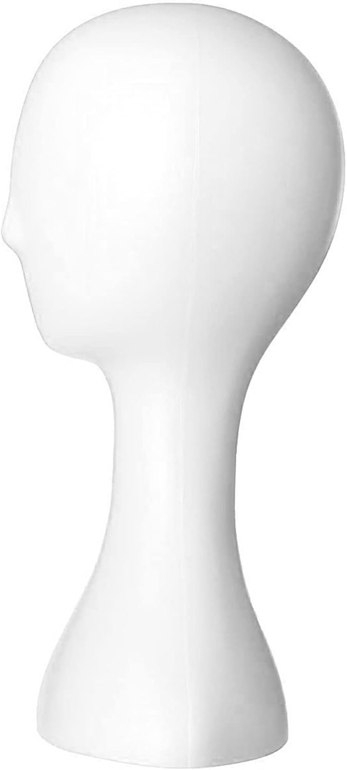 Pro Female Foam Head Mannequin Display Stand