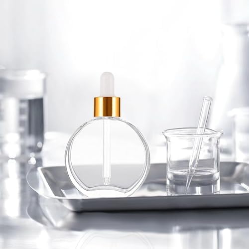 6Pcs 2oz Glass Dropper Bottles for Essential Oils