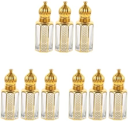 FRCOLOR 9 Pcs Essential Oil Bottles with Roller Ball
