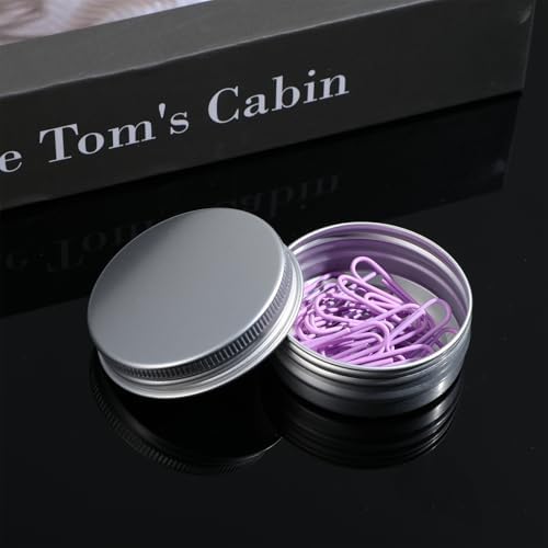 50-Pack Silver 1 Oz Aluminum Tin Jars with Screw Lids