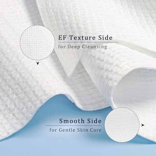 DewVera Disposable Face Towel 10x12 Ultra Soft Thick Washcloth