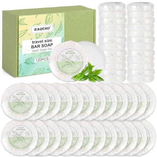 120 Pieces Mini Bar Soap Green Tea Travel Size