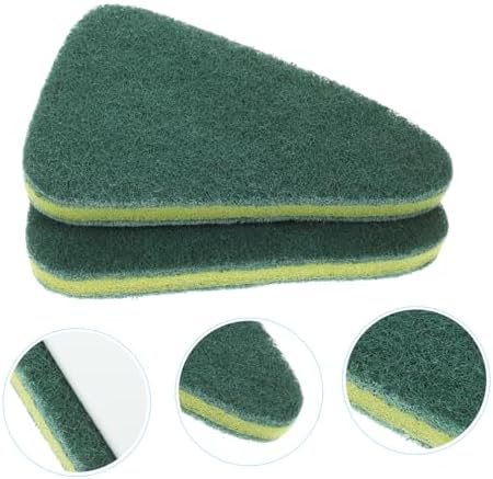 2pcs Multipurpose Cleaning Brush Heads for Bathroom Kitchen Shower Tile and Garage