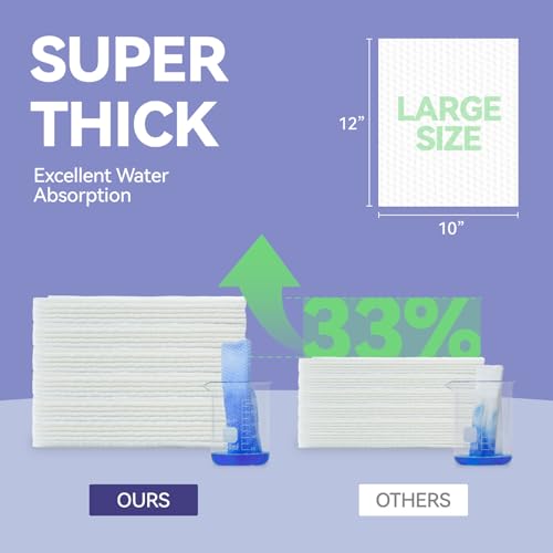 Jolly Care Disposable Face Towels 10x12 50 Count 4 Pack