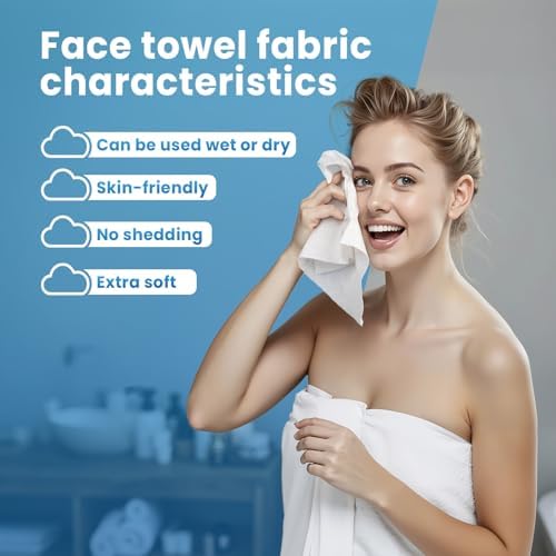 Borje Face Towels XL 100 Biobased 100 Count 2 Packs