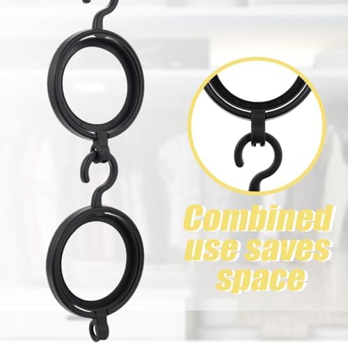 5 Pcs Foldable Wig Hangers with 5 Hooks Portable Wig Organizer Stand