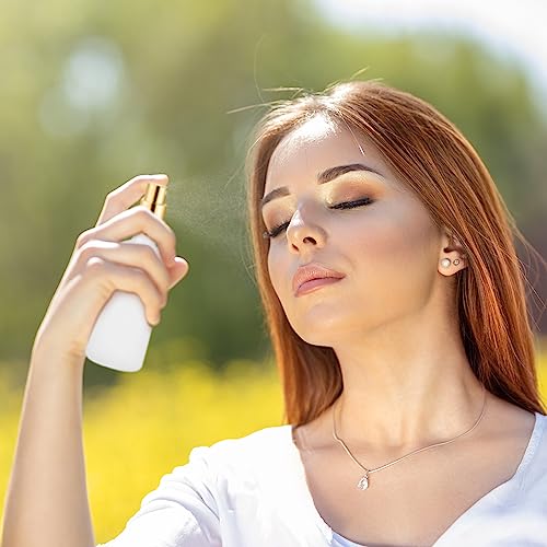 Roshtia 30 Pcs Gold Glass Spray Bottle Refillable Perfume Atomizer