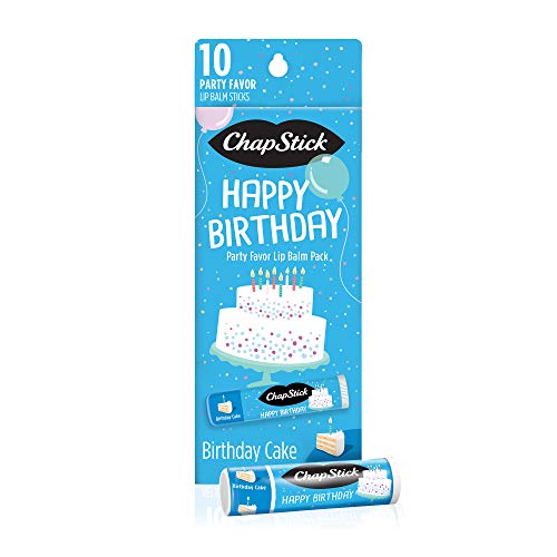 ChapStick Birthday Lip Balm Gift Pack 10 Sticks