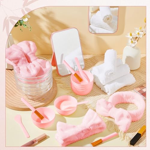 6 Piece Pink Spa Party Kit for Women
