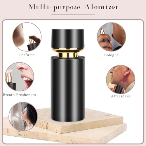2pcs 50ml Glass Spray Bottle for Perfume and Cologne