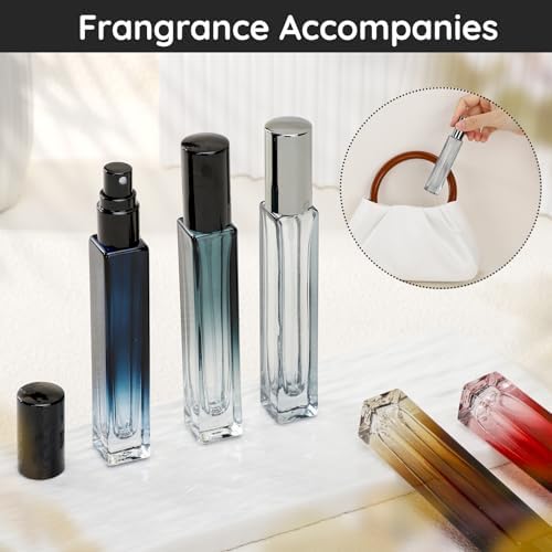 Segbeauty 5-Piece Glass Perfume Bottle Set