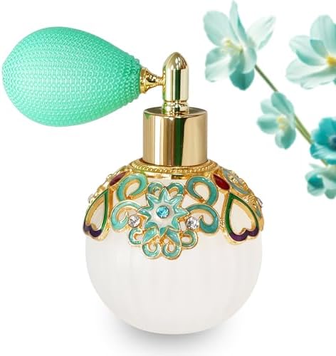 Small Vintage Perfume Bottle 50ml Refillable Atomizer