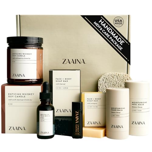 ZAAINA Mens Self Care Package Luxury Spa Gift Set