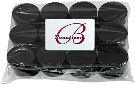 PANA Beauticom 96 Piece Black Plastic Jar Set
