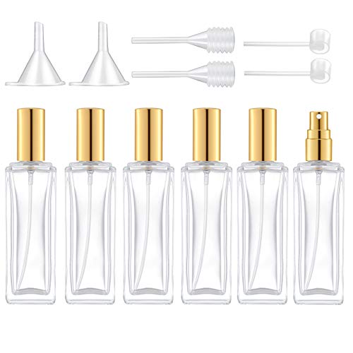 IRON BILL 30 ml Glass Spray Bottle 6 PCS Gold