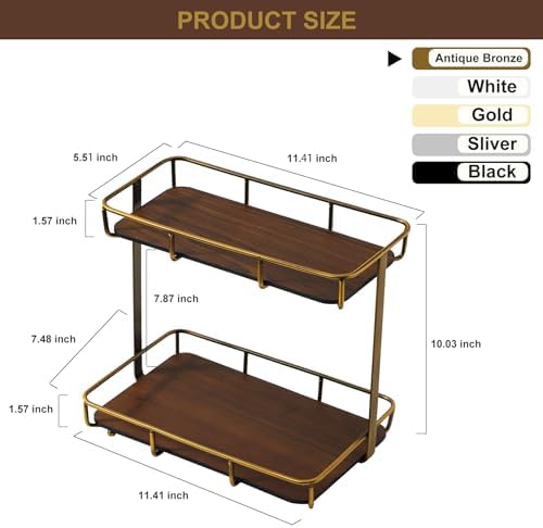 Dobbyby Multifunctional Vanity Shelf Organizer