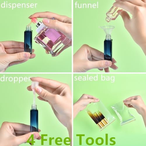 Yikimyfo Travel Perfume Atomizer Refillable 3 Pcs