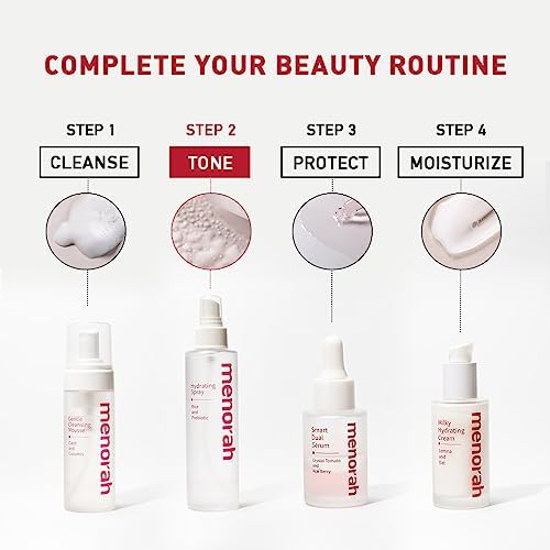 Menorah Hydrating Facial Spray with Prebiotic and Rice Ferment