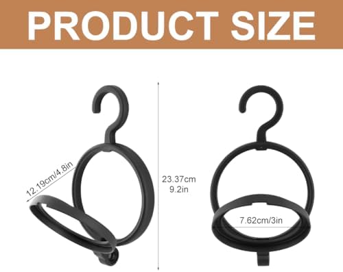 3 Pack Hanging Wig Stand Wall Mounted Wig Holder