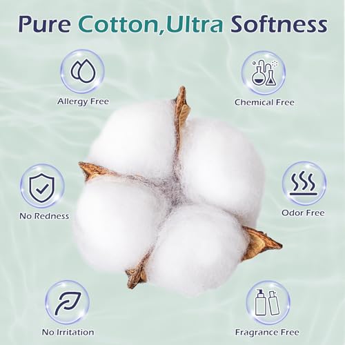 Disposable Face Towel 12x10 100 Cotton 320 Count 4 Pack