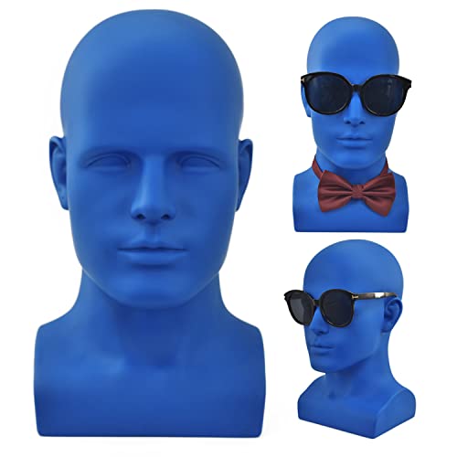 FanLin Male Mannequin Head for Wig Display