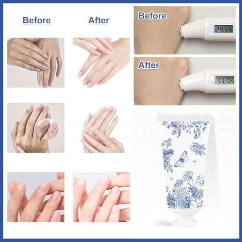 50 Pcs Hand Cream Gift Set Blue White Floral