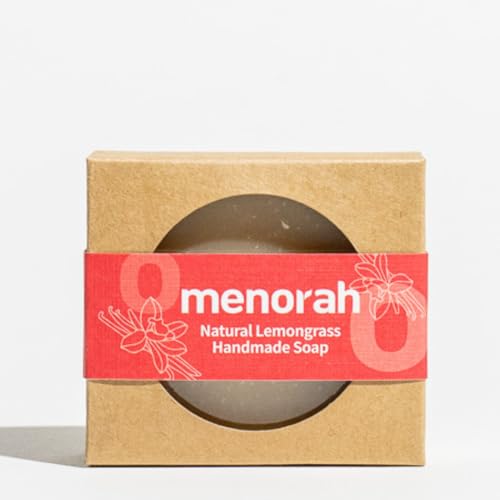 Menorah Natural Bar Soap with Lemongrass