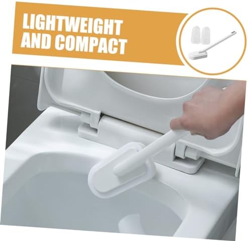 Healifty Long Handle Bathtub Cleaning Brush with Large Sponge Head and Dense Bristles