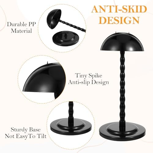 6 Pieces Wig Holder Stand for Styling and Display