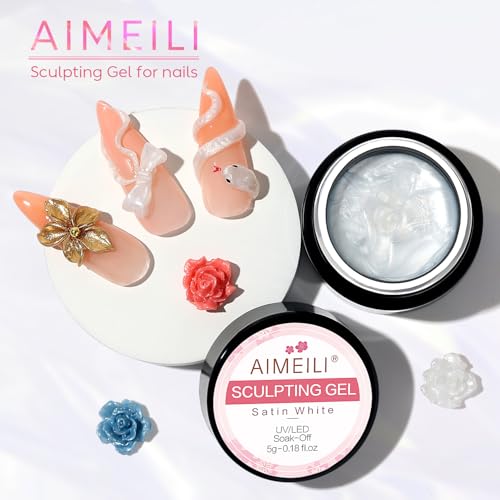 AIMEILI 3D Texture Gel Nail Glue for DIY Art